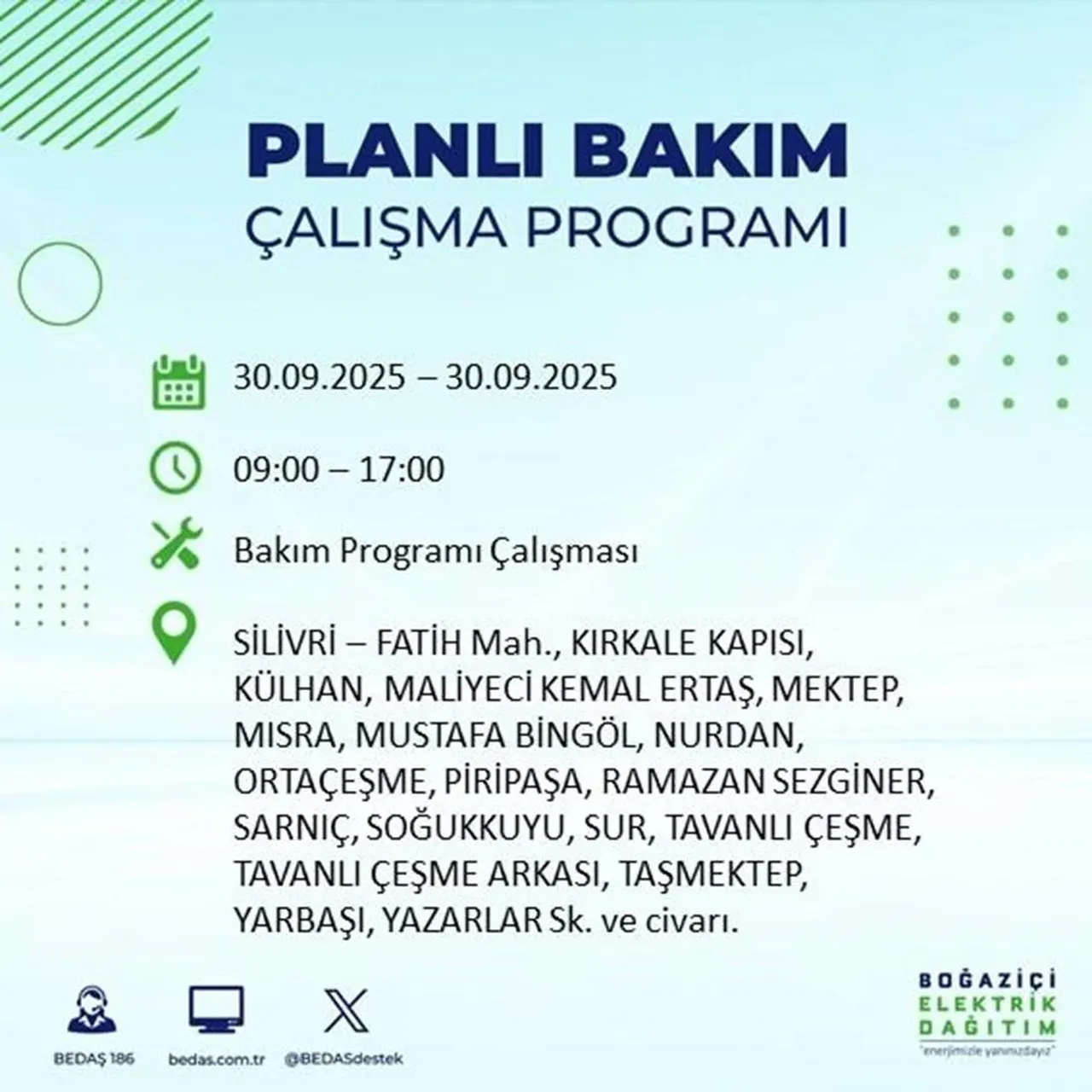 İstanbul’un 23 ilçesinde büyük elektrik kesintisi! Saatlerce sürecek: Mumları hazırlayın