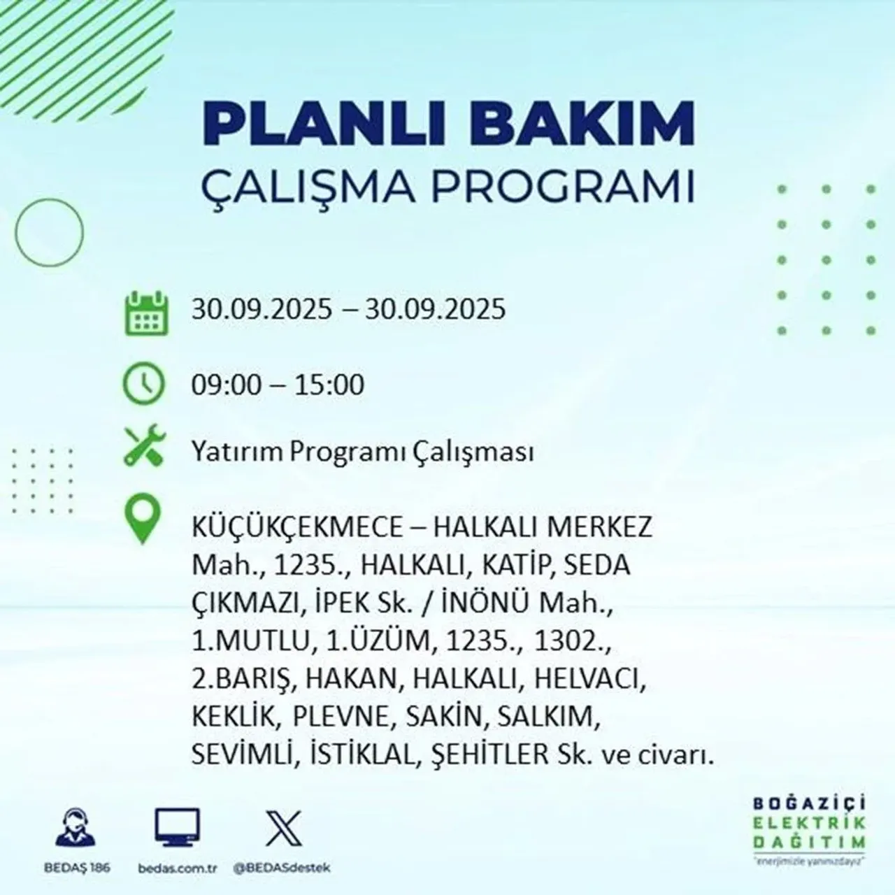 İstanbul’un 23 ilçesinde büyük elektrik kesintisi! Saatlerce sürecek: Mumları hazırlayın