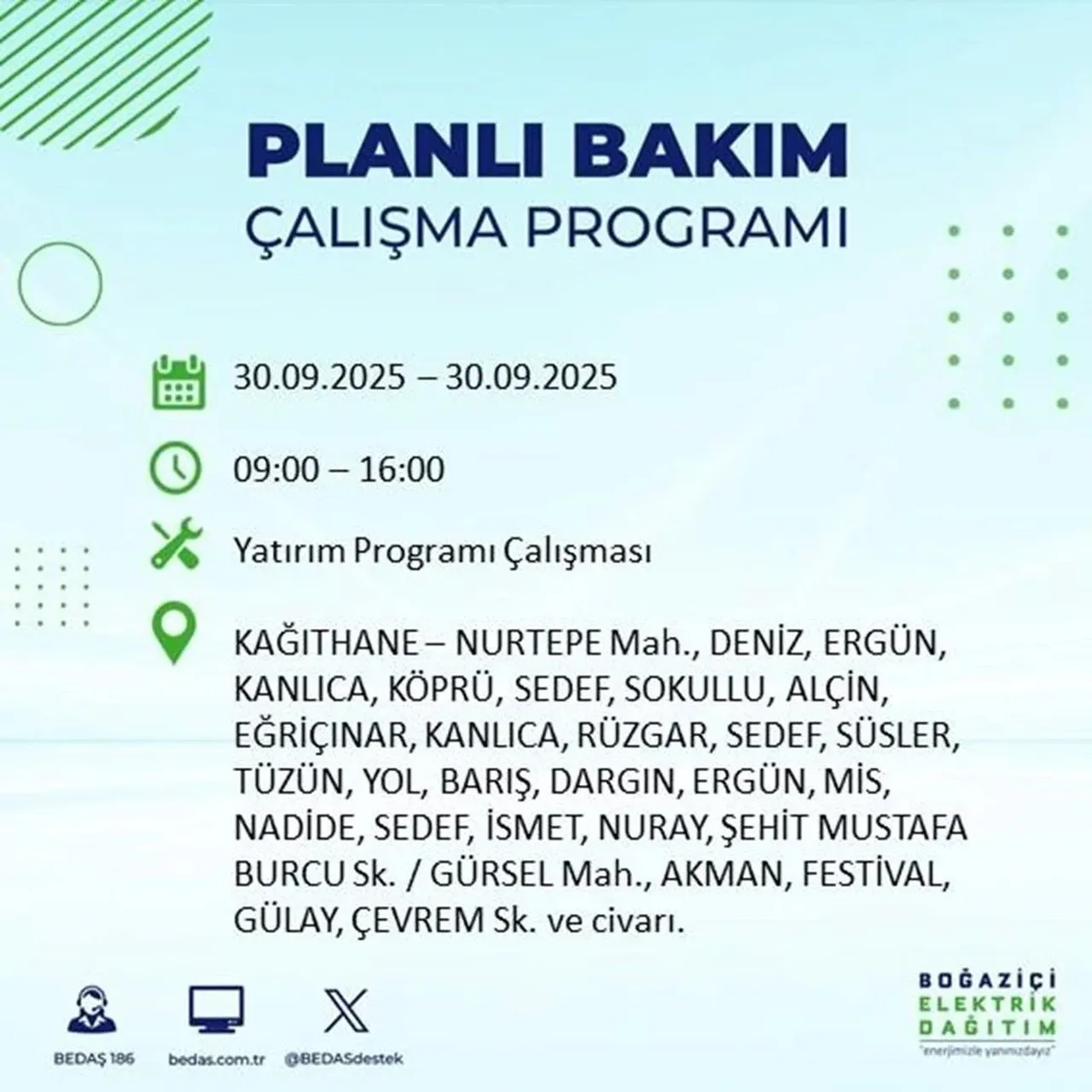 İstanbul’un 23 ilçesinde büyük elektrik kesintisi! Saatlerce sürecek: Mumları hazırlayın