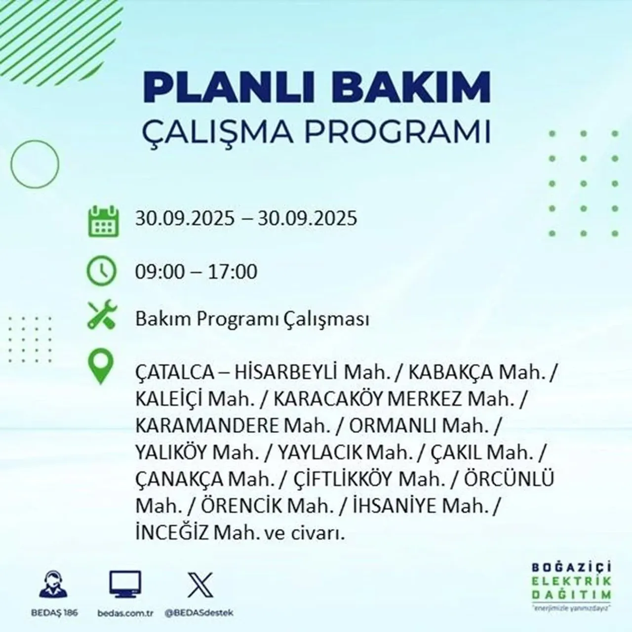 İstanbul’un 23 ilçesinde büyük elektrik kesintisi! Saatlerce sürecek: Mumları hazırlayın
