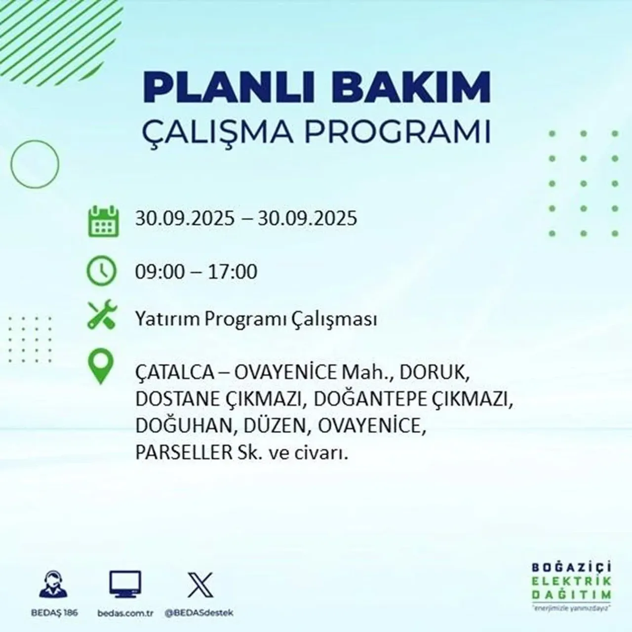 İstanbul’un 23 ilçesinde büyük elektrik kesintisi! Saatlerce sürecek: Mumları hazırlayın