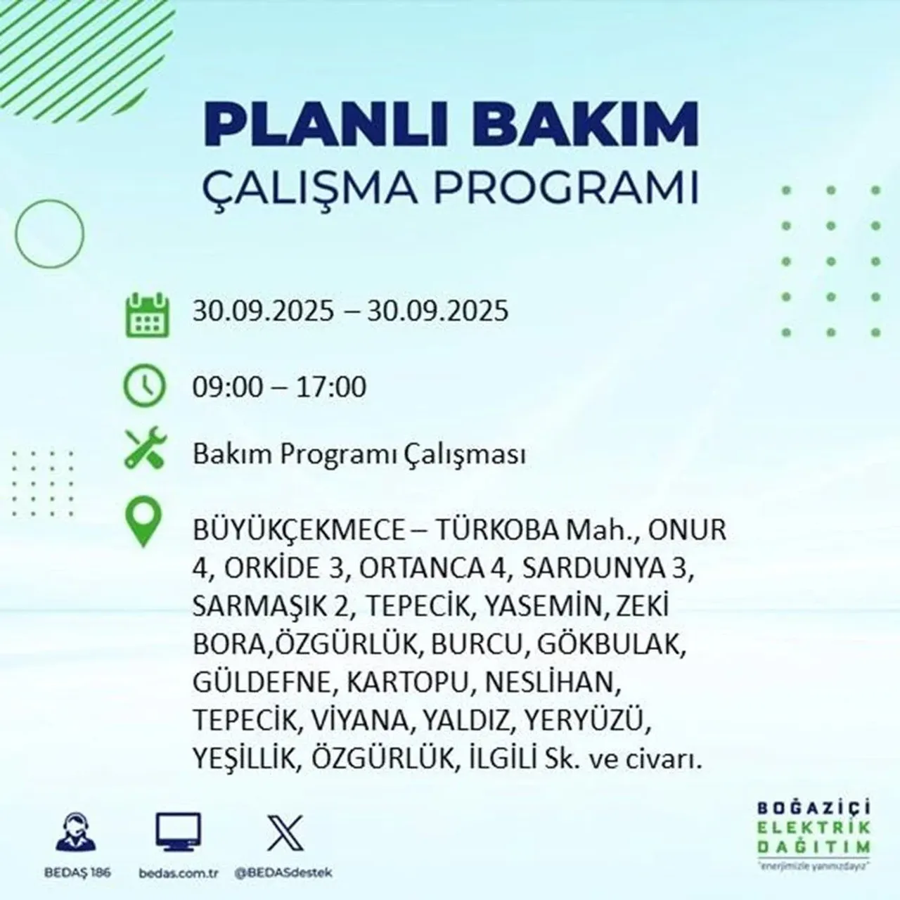 İstanbul’un 23 ilçesinde büyük elektrik kesintisi! Saatlerce sürecek: Mumları hazırlayın