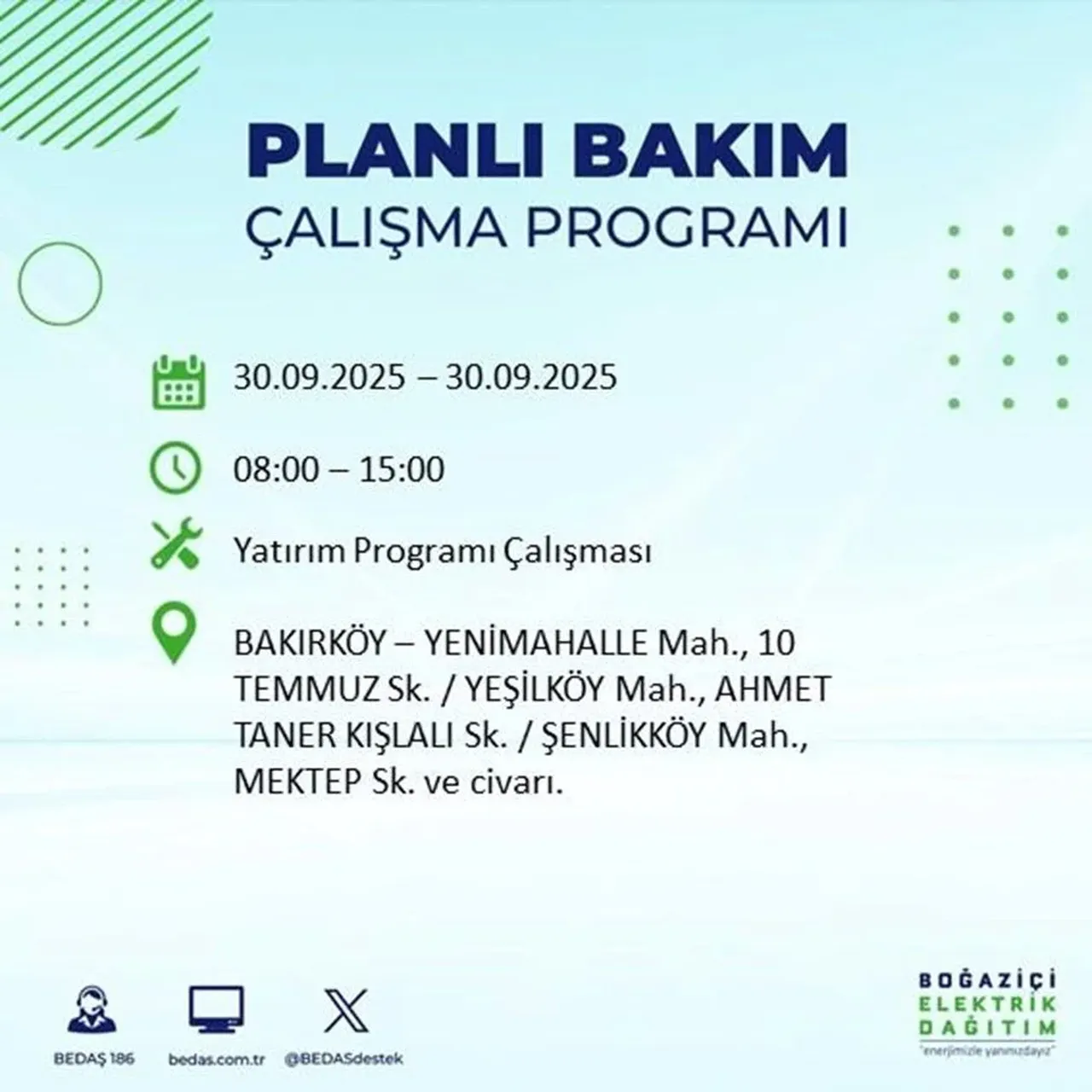 İstanbul’un 23 ilçesinde büyük elektrik kesintisi! Saatlerce sürecek: Mumları hazırlayın