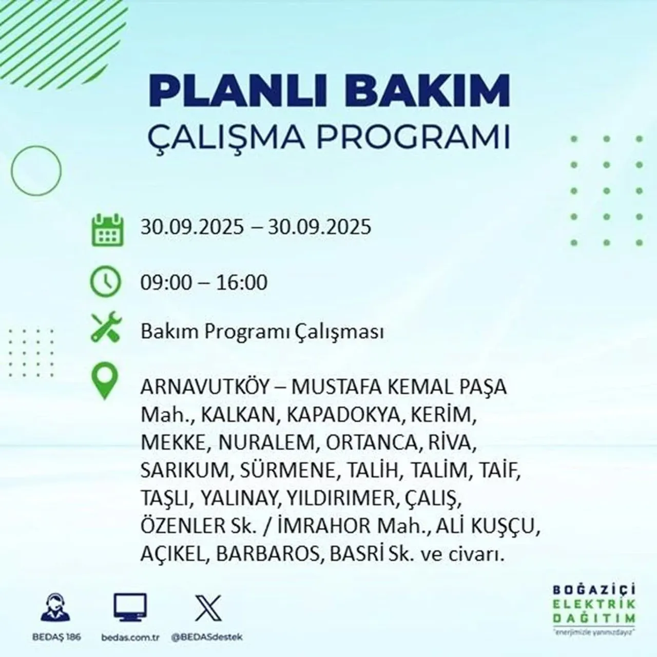 İstanbul’un 23 ilçesinde büyük elektrik kesintisi! Saatlerce sürecek: Mumları hazırlayın