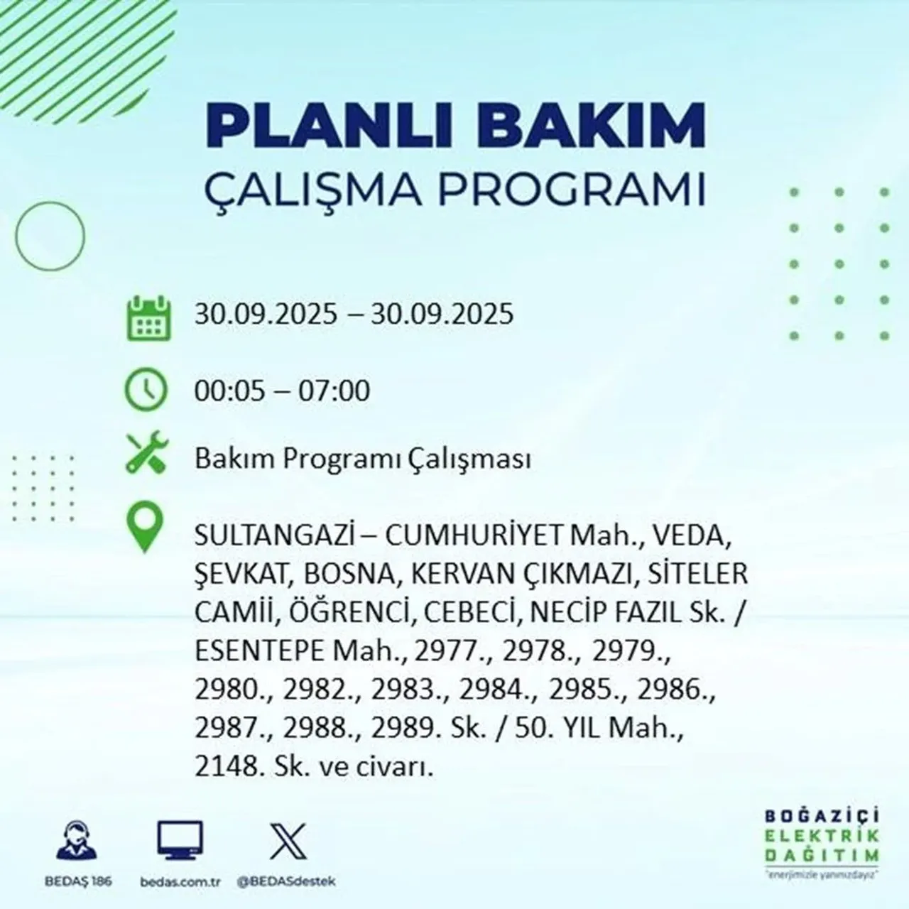 İstanbul’un 23 ilçesinde büyük elektrik kesintisi! Saatlerce sürecek: Mumları hazırlayın
