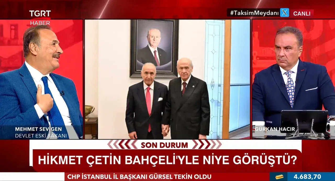 CHP'nin eski Genel Başkanı Hikmet Çetin Devlet Bahçeli ile ne görüştü? Eski bakan öyle bir iddia ortaya attı ki...