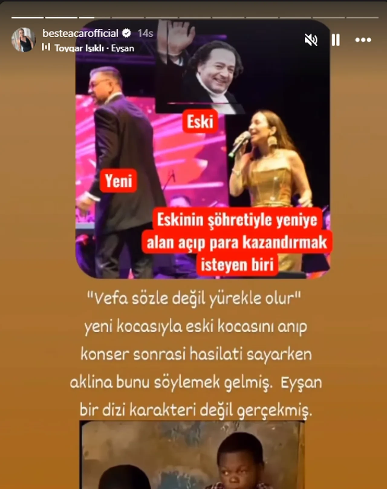 Kayahan'ın kızı Beste Açar ile eski eşi İpek Açar birbirine girdi! Ezel dizisi Eyşan karakteriyle gönderme yaptı 