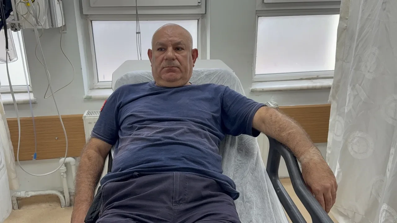 Saldırıya uğrayan kadını kurtarmak isterken kendisi yaralandı