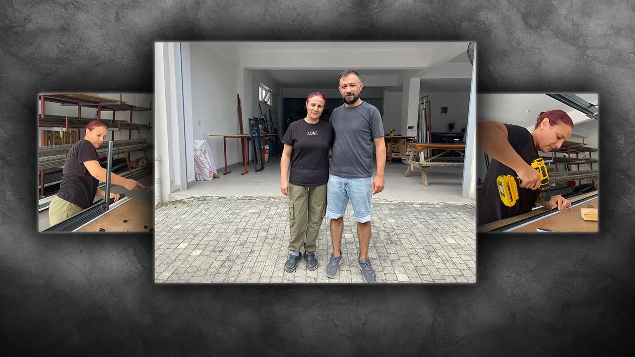 Bu dükkana giren şoke oluyor! Çalışacak eleman bulamayınca eşini usta yaptı