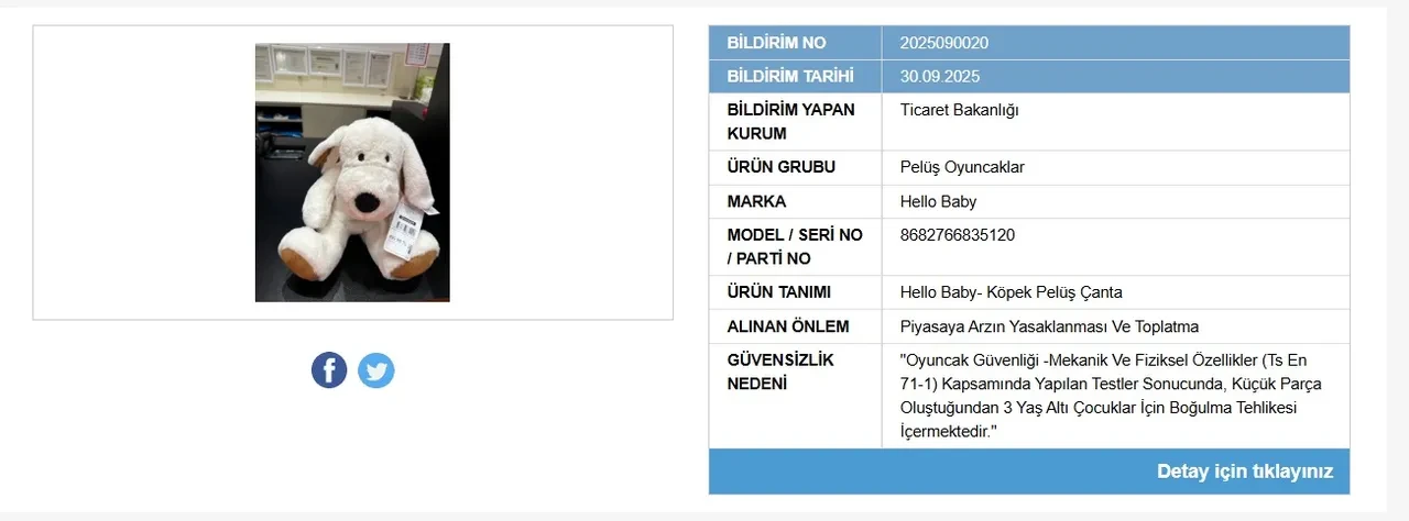 Çocuğunuzda bu oyuncak varsa hemen imha edin! Ticaret Bakanlığı harekete geçti