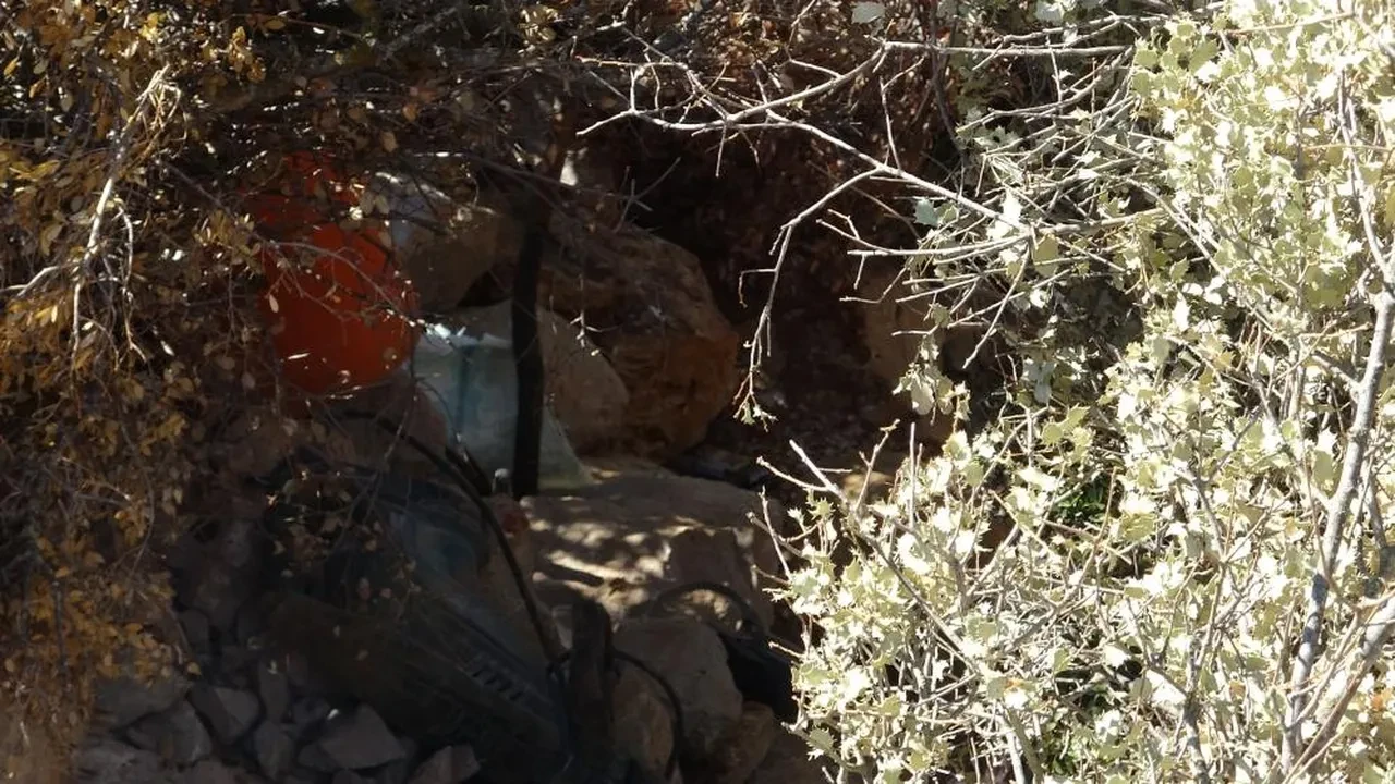 Görüntüler dehşete düşürdü! Define avında can pazarı