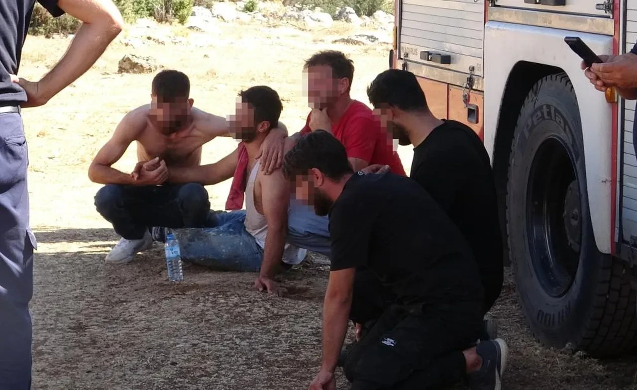 Görüntüler dehşete düşürdü! Define avında can pazarı