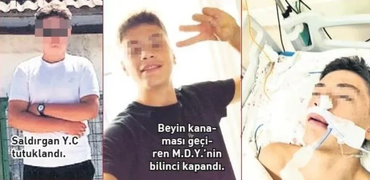 Lisede akran dehşeti! Ayağına basan arkadaşını komalık etti: Önce kafasını masaya vurdu sonra yerde tekmeledi