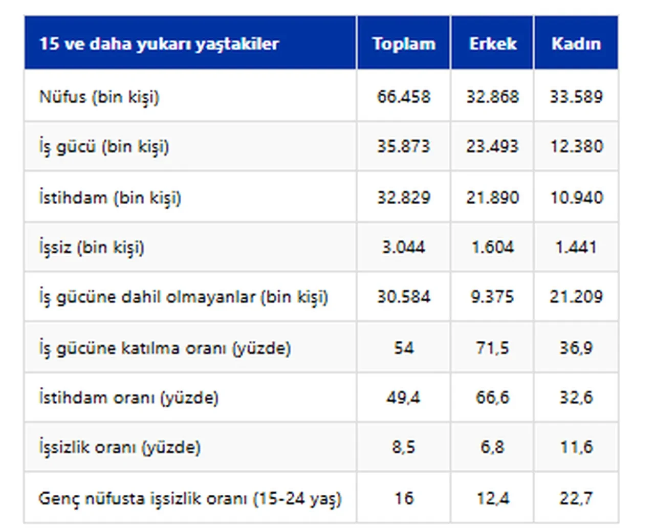 TÜİK açıkladı: Ağustos ayı işsizlik rakamları belli oldu!