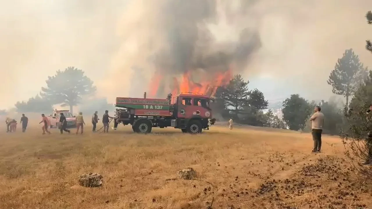 Bursa orman yangını nerede çıktı? Son dakika yangınla mücadele devam ediyor