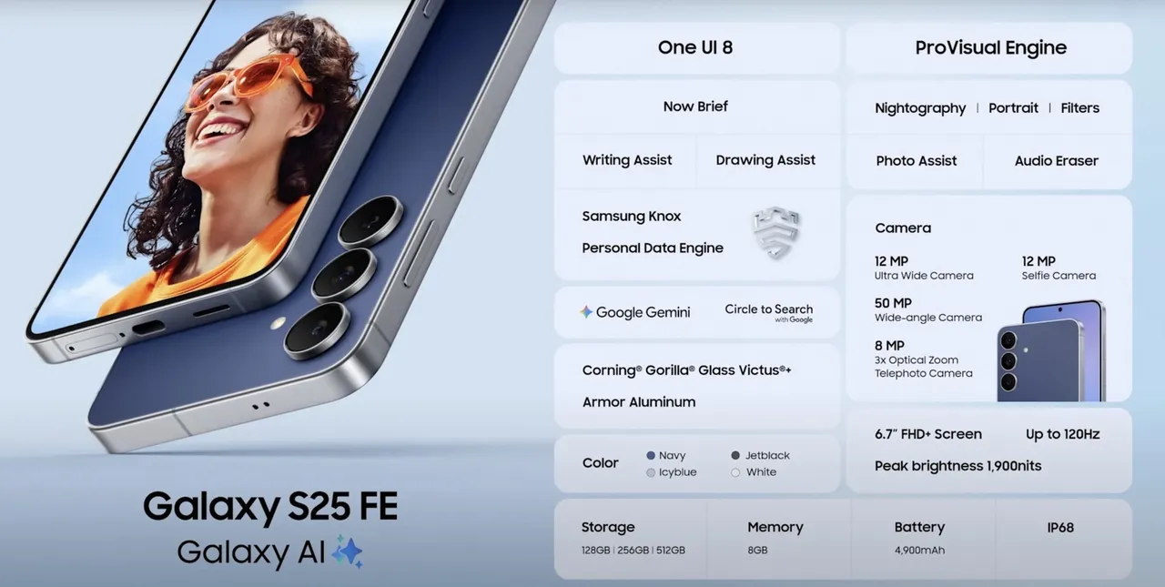 Samsung, Galaxy S25'in uygun fiyatlı versiyonunu tanıttı: S25 FE özellikleri ve fiyatı belli oldu