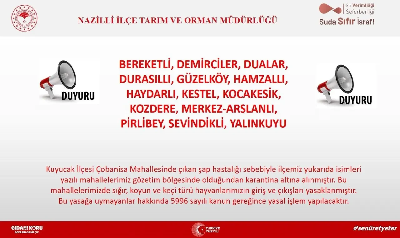 Aydın'da 14 mahalleye karantina kararı!