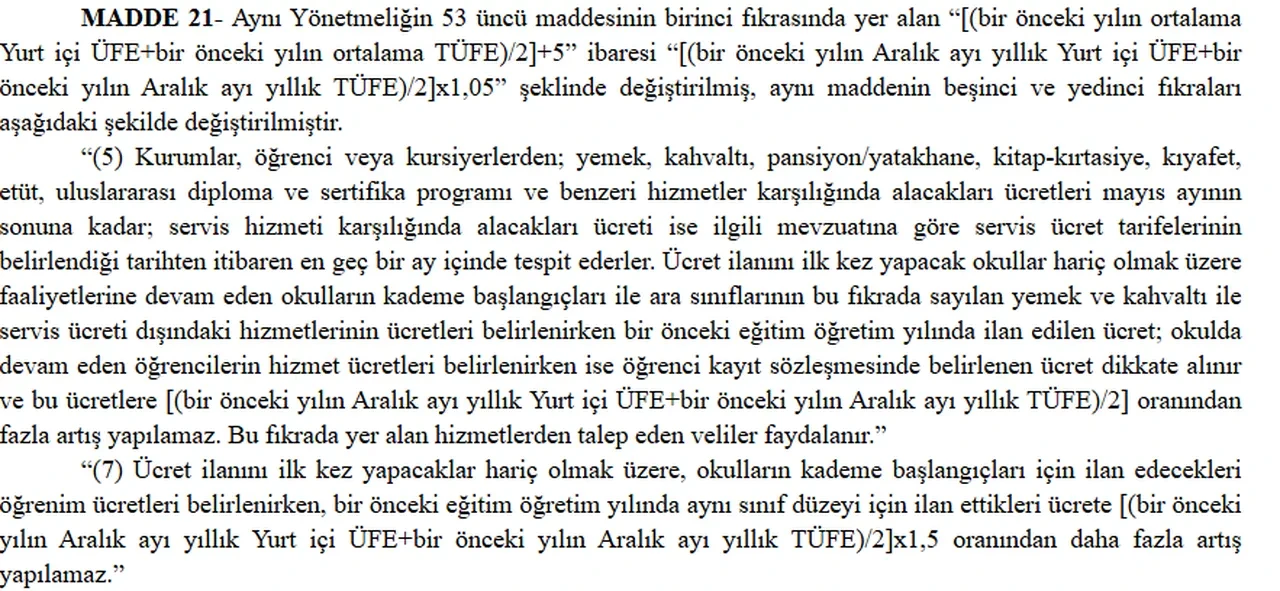 Veliler dikkat! Özel okullarda zam hesaplaması değişti