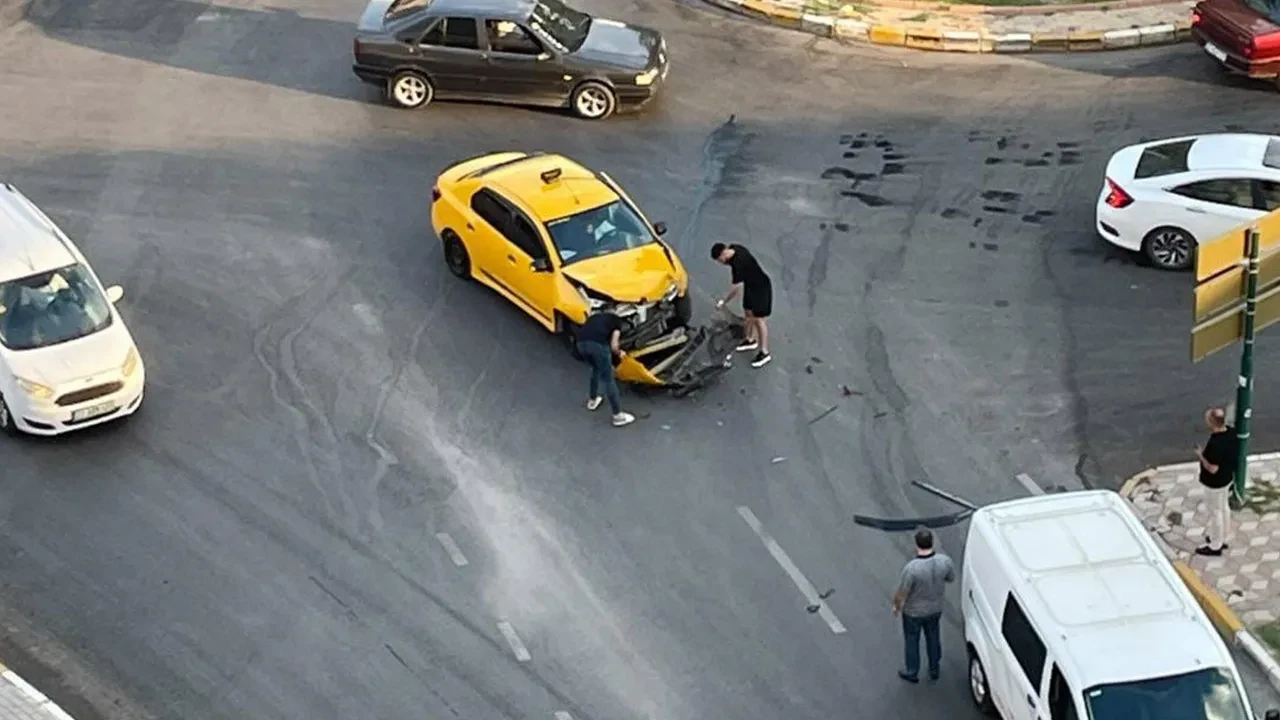 Elazığ'daki kaza kameralara böyle yansıdı