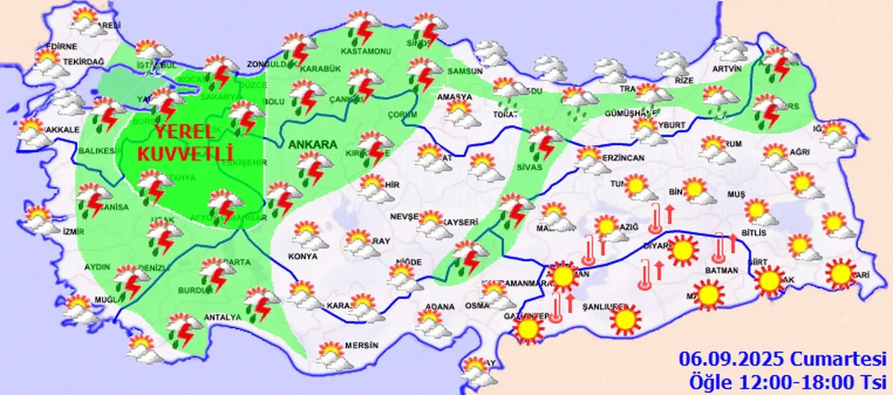 Havada sağanak alarmı! Meteoroloji saat vererek uyardı: Sel ve su baskınlarına dikkat