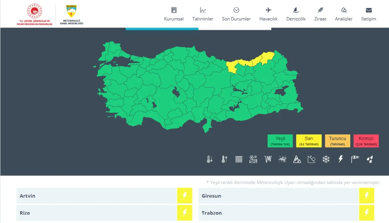 Bugün hava nasıl olacak? Meteoroloji'den 4 il için sarı kodlu kuvvetli sağanak uyarısı | İstanbul'da yağmur var mı?