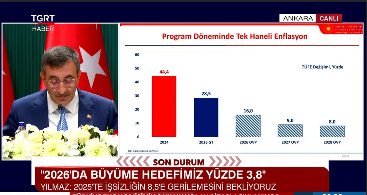 Yeni OVP açıklandı: İşte önümüzdeki 3 yılın enflasyon, büyüme ve işsizlik hedefleri