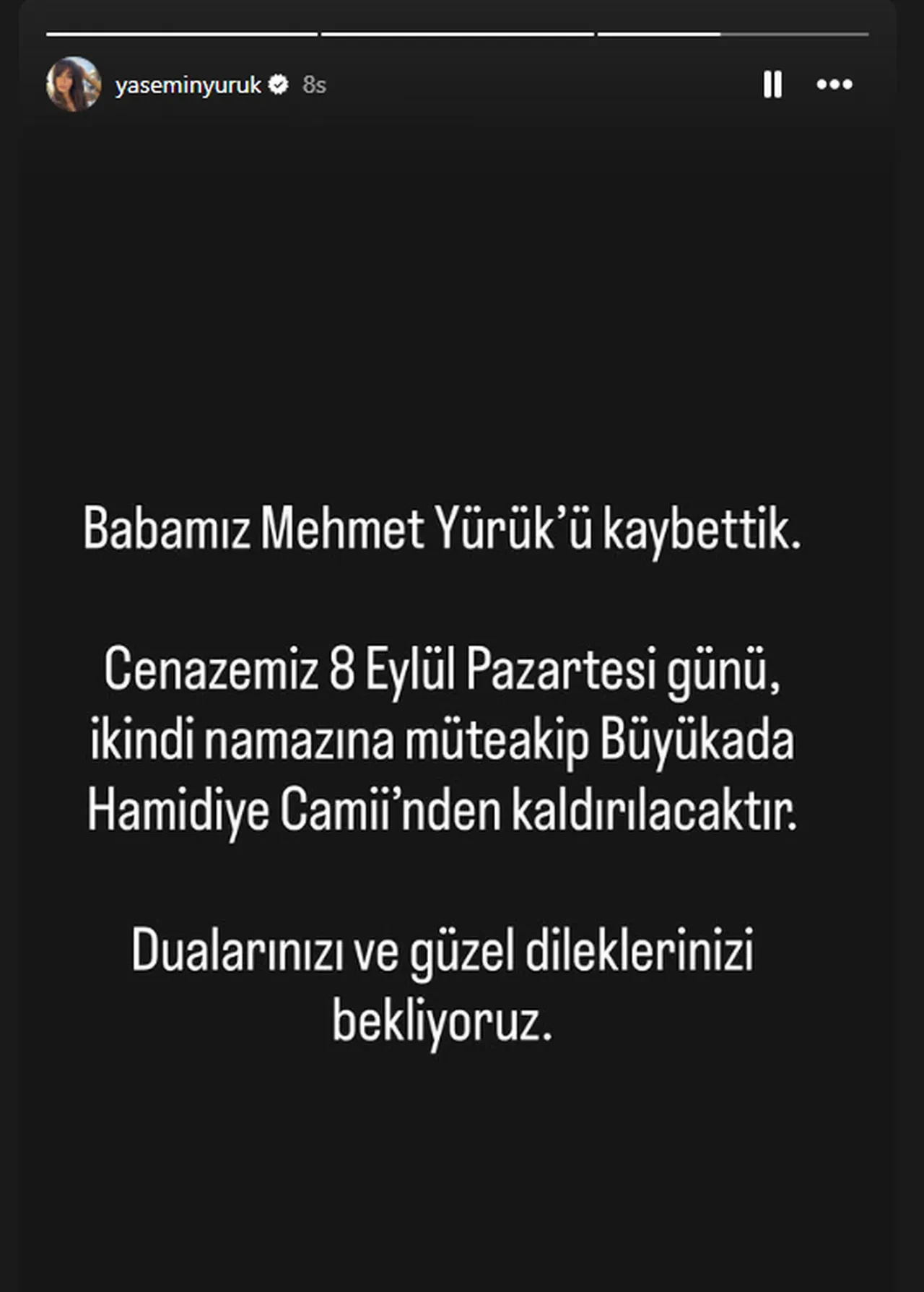 Hepsi grubu üyesi Yasemin Yürük'ün acı günü! Babası Mehmet Yürük hayatını kaybetti
