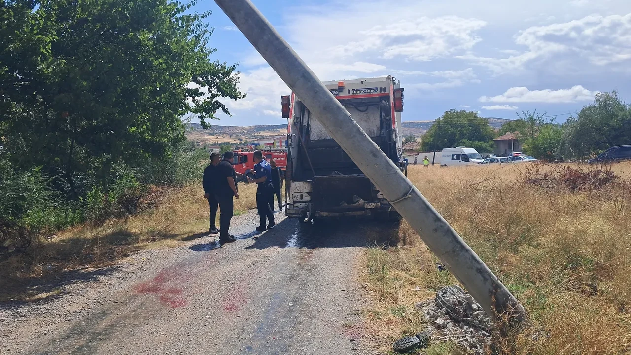 Kırklareli'de dehşete düşüren kaza! Temizlik görevlisinin kolu koptu