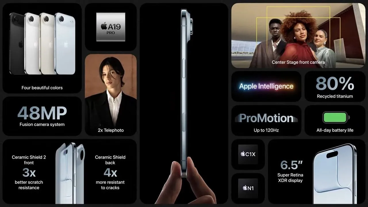 Apple'ın en ince telefonu iPhone 17 Air tanıtıldı! İşte iPhone 17 özellikleri ve fiyatı