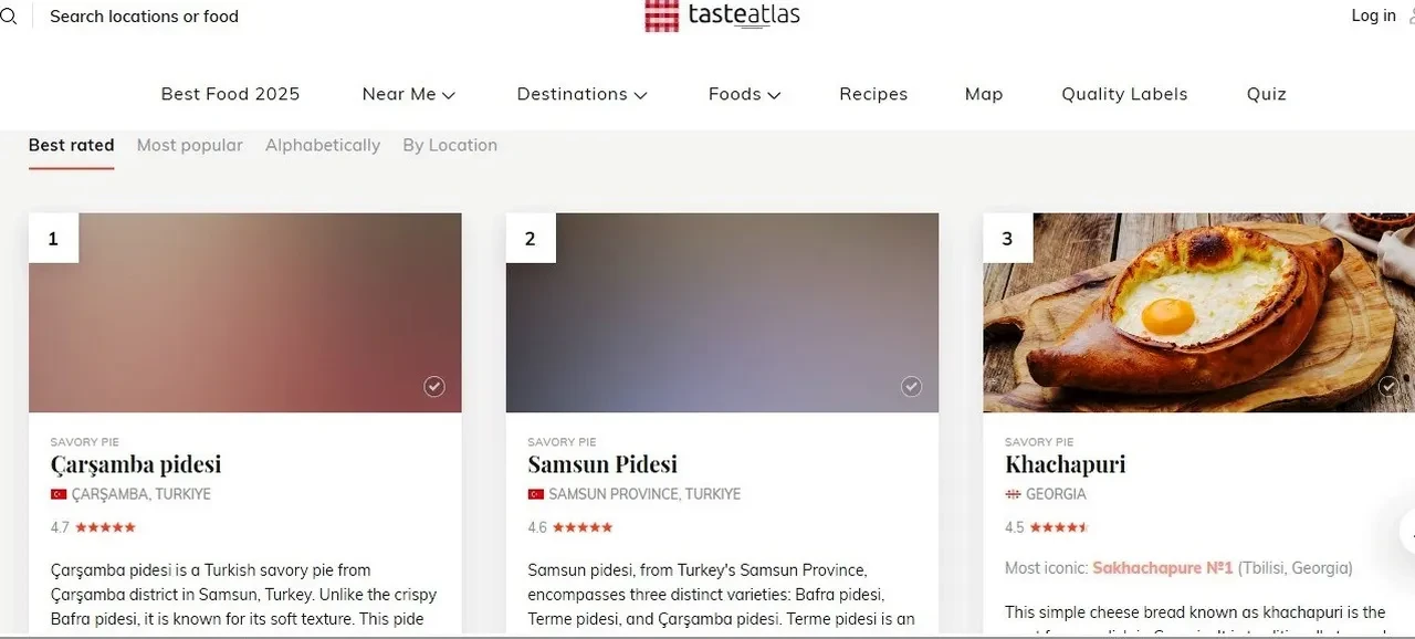 Dünyanın en iyi turtası belli oldu! Samsun Çarşamba listeye damga vurdu