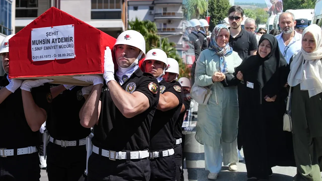İzmir'de şehit düşen polislere son görev! Cenaze namazını şehidin babası kıldırdı: Gözyaşları sel oldu