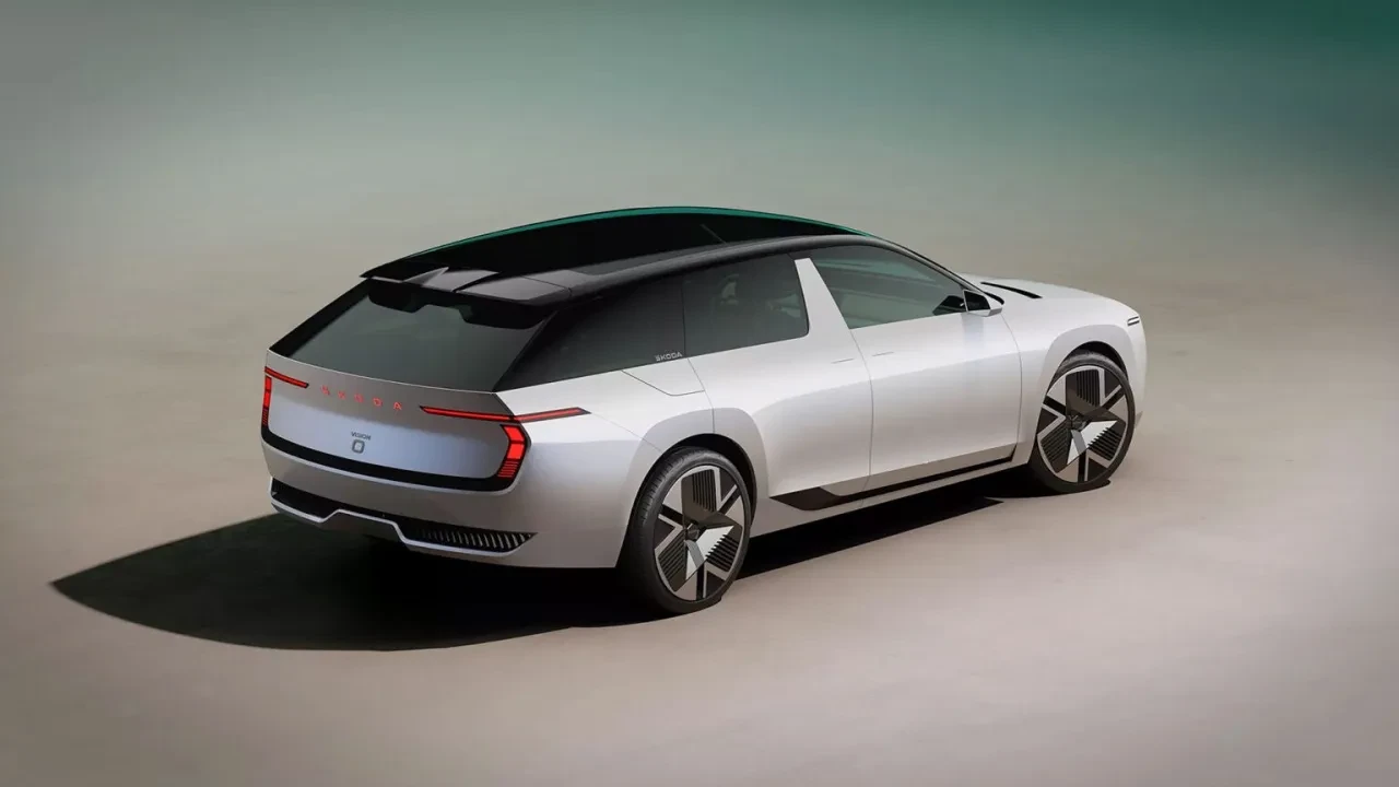 Skoda, elektrikli station wagon modeli Vision O konseptini görücüye çıkardı