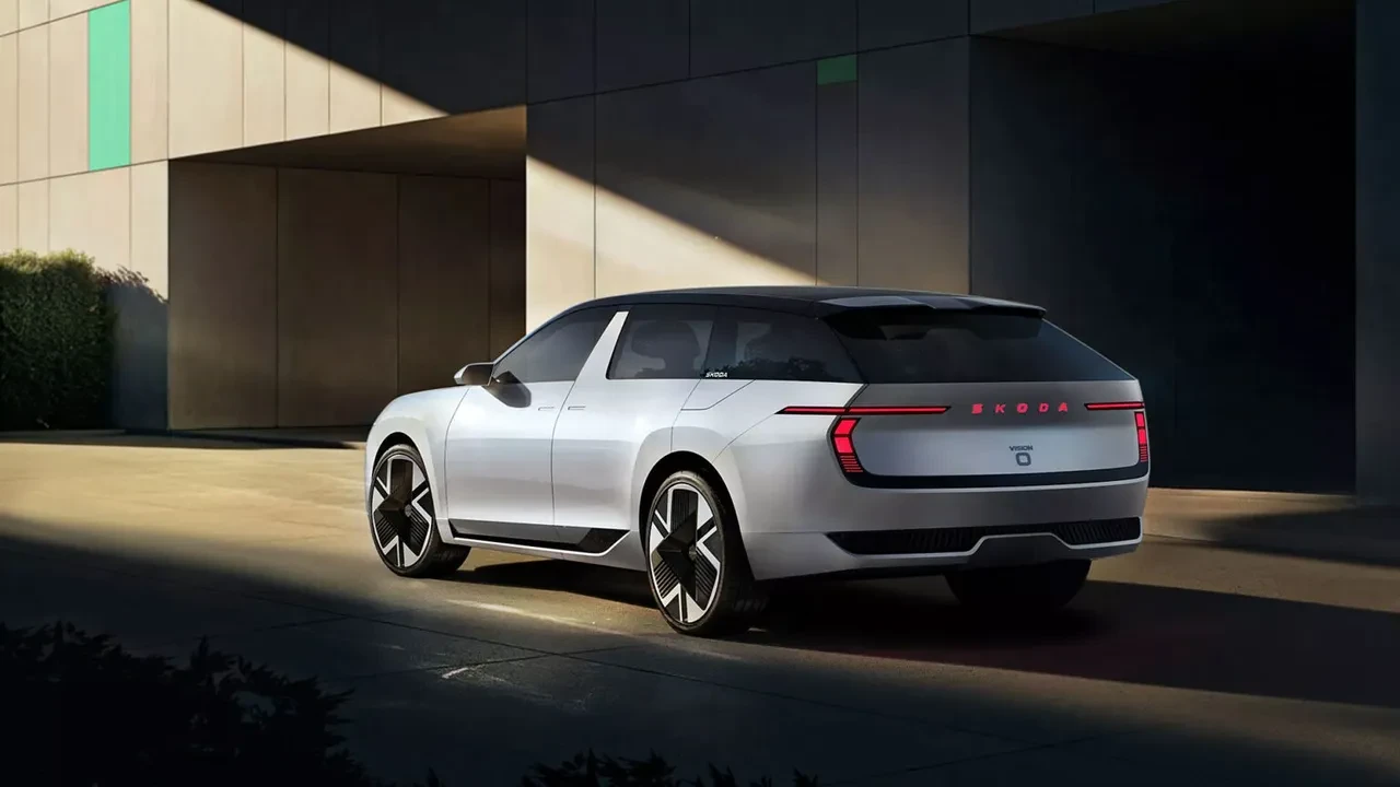 Skoda, elektrikli station wagon modeli Vision O konseptini görücüye çıkardı