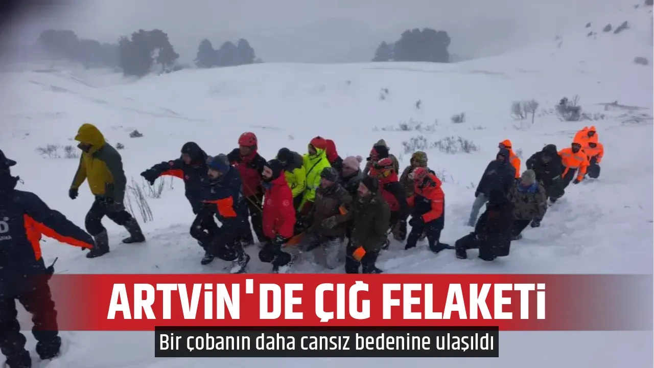 ARTVİN'DE ÇIĞ FELAKETİ