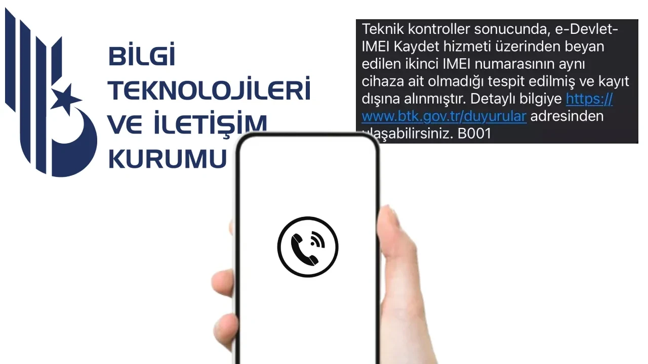BTK IMEI kayıt dışı telefon sorgulama 2026: BTK kayıt dışı olduğu tespit edilen IMEI ne demek, telefon kapanacak mı, nasıl kayıt edilir?