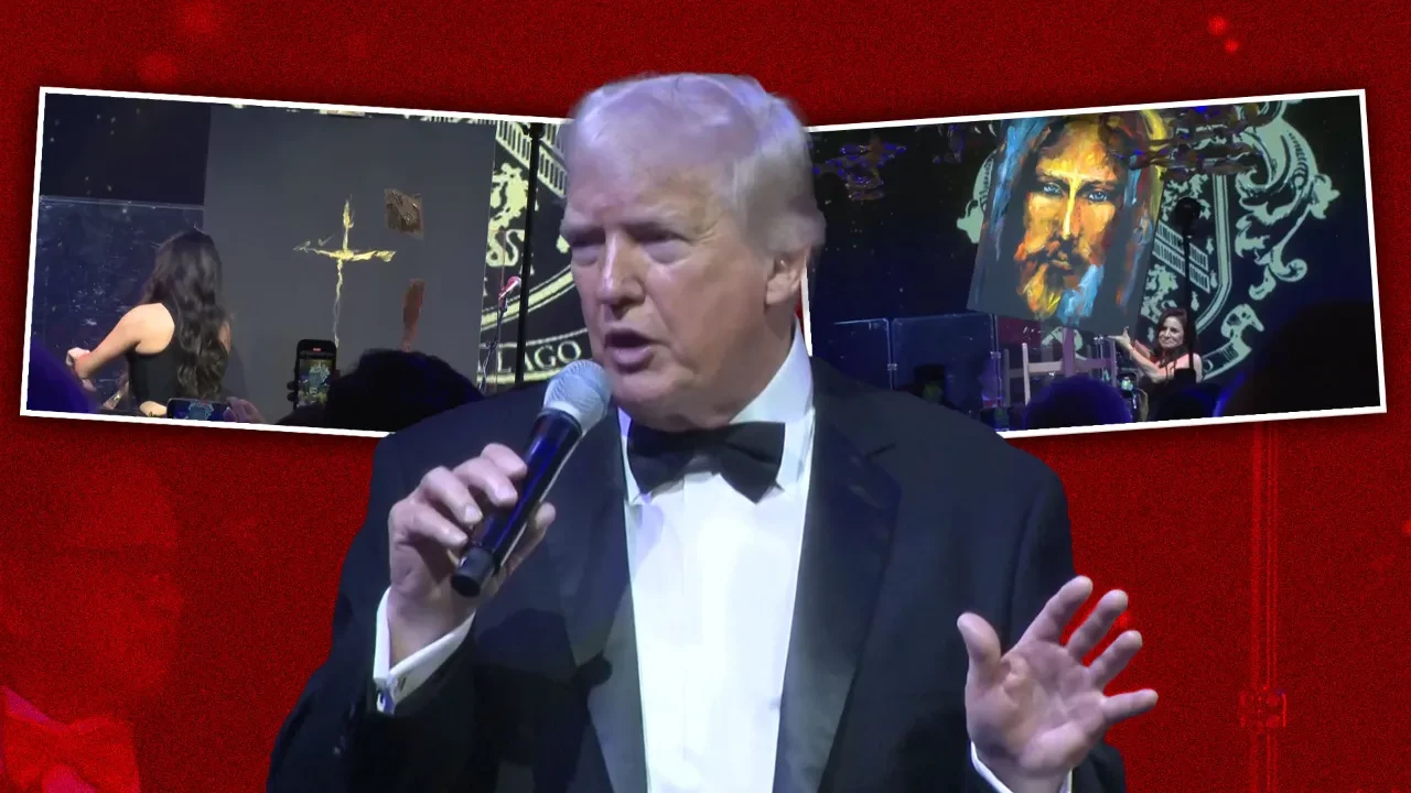 Trump'ın yılbaşı partisine damga vurdu! 10 dakikada yaptı, 3 milyon dolara satıldı