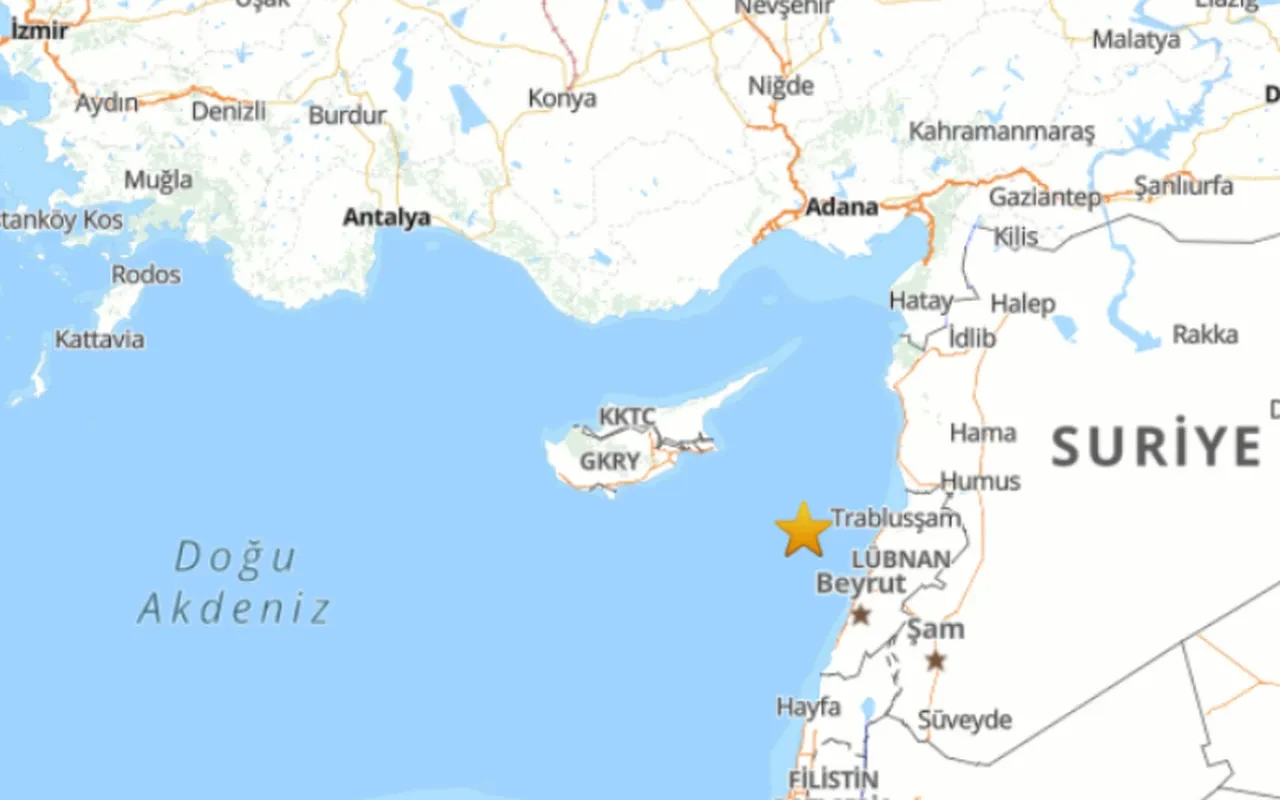 Akdeniz'de deprem oldu! AFAD duyurdu