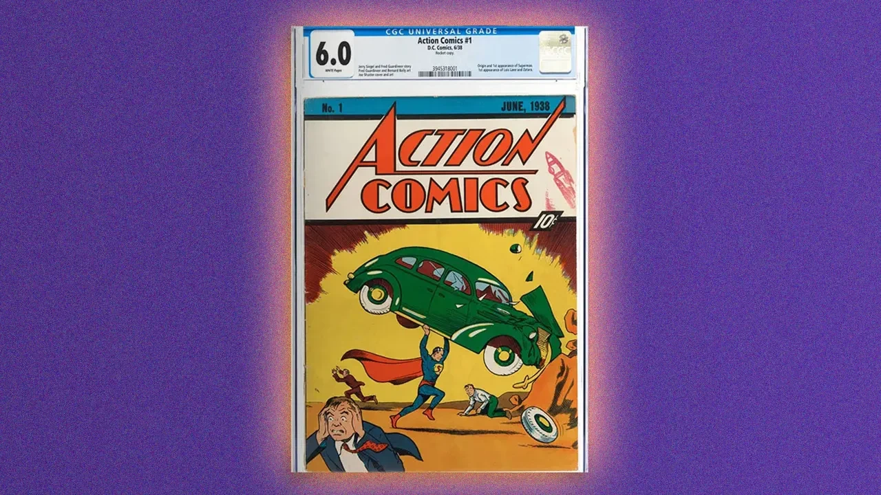 Dünya Superman'i ilk bununla tanıdı! Nadir kopya dudak uçuklatan bir fiyata satıldı