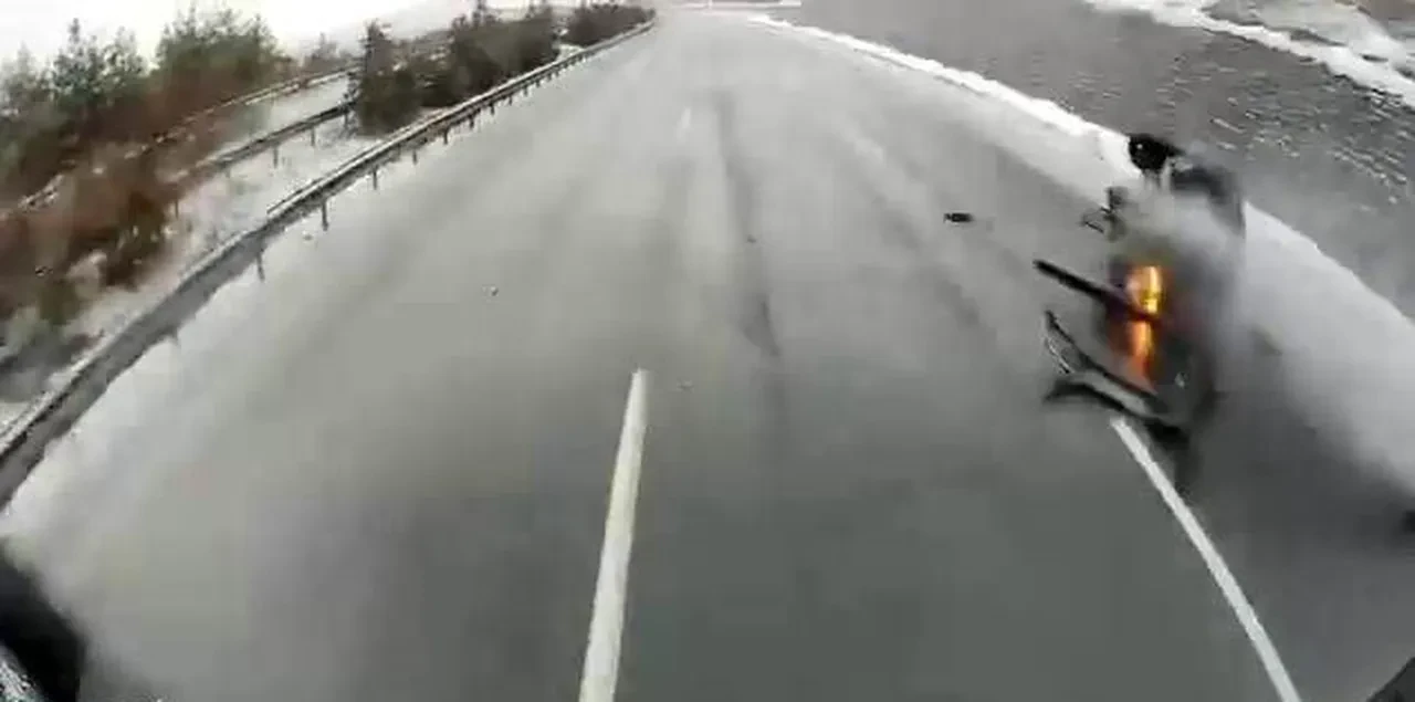 Hız ve buzlanma birleşince sonu kötü bitti!