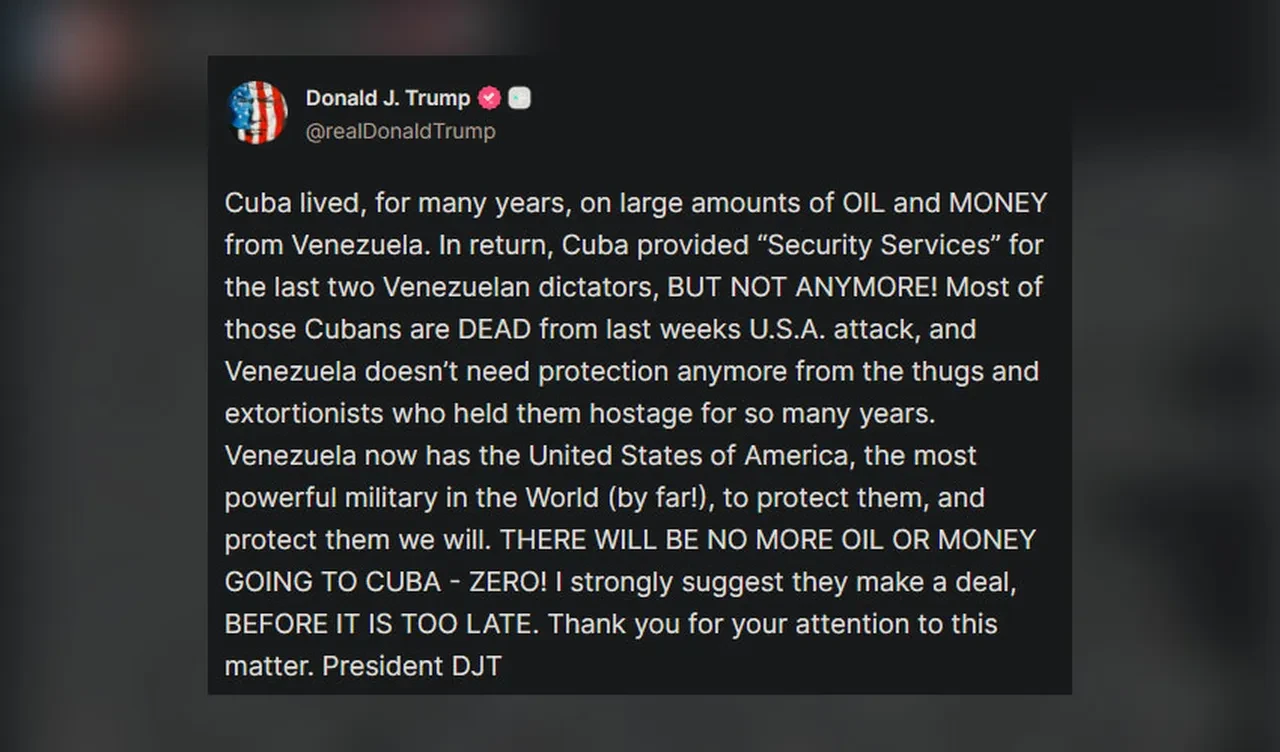 Venezuela petrolüne el koyan Trump'tan Küba'ya rest: "Anlaşma yoksa petrol de yok"