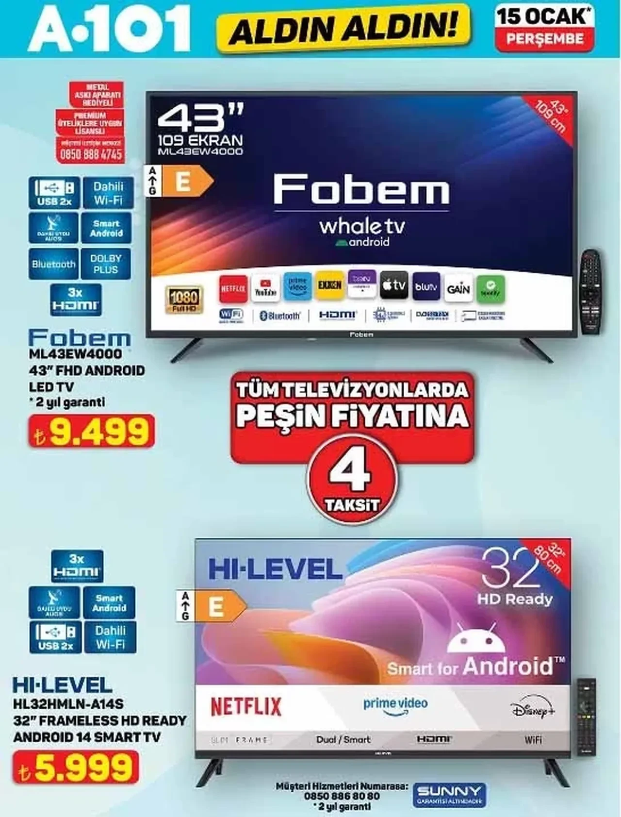 A101 15 Ocak aktüel ürünler afişi bu hafta neler var? A101 indirim kataloğu yayınlandı