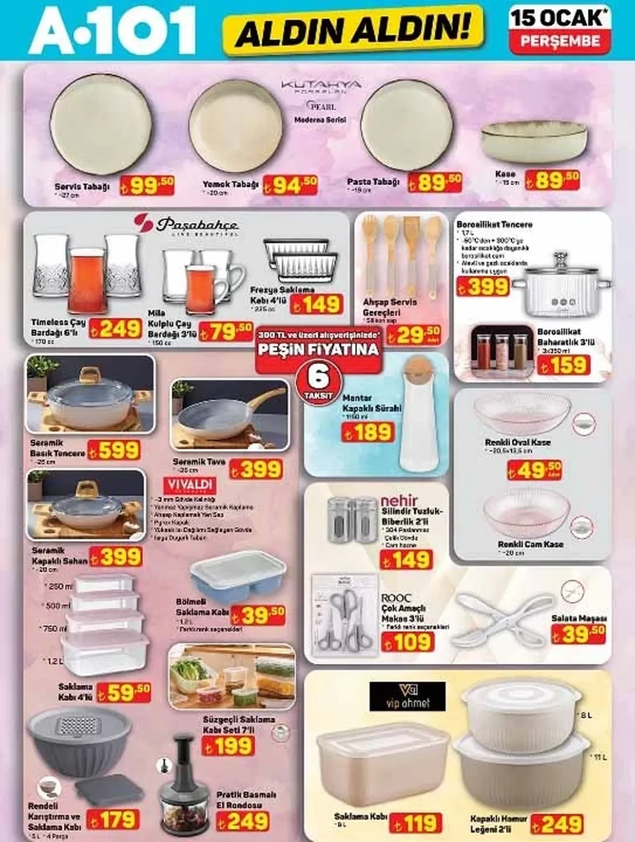 A101 15 Ocak aktüel ürünler afişi bu hafta neler var? A101 indirim kataloğu yayınlandı