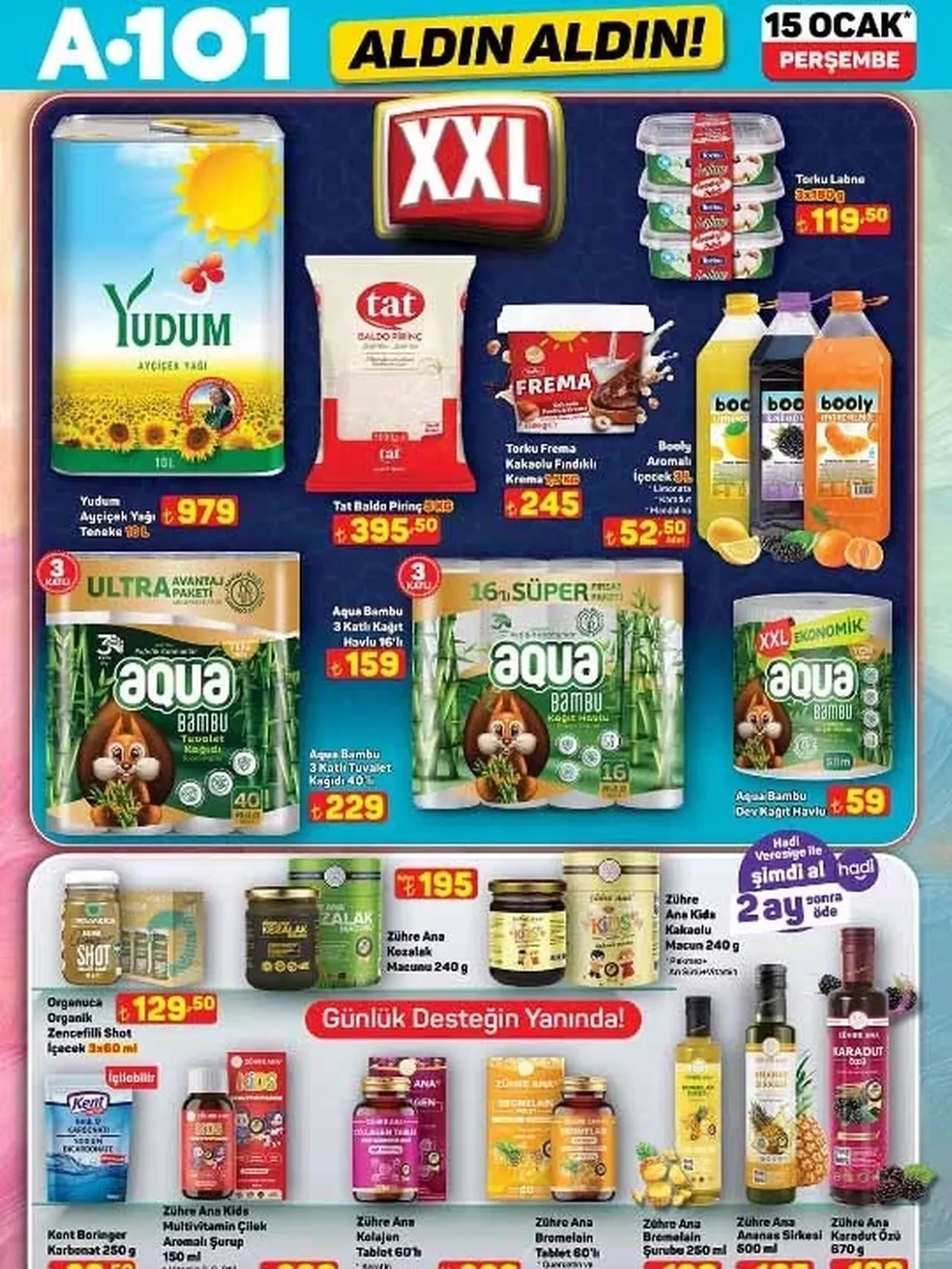 A101 15 Ocak aktüel ürünler afişi bu hafta neler var? A101 indirim kataloğu yayınlandı