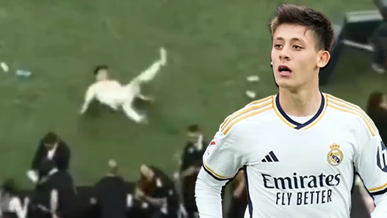 Arda Güler tekme salladı, yere böyle kapaklandı! El Clasico'ya damga vuran anlar
