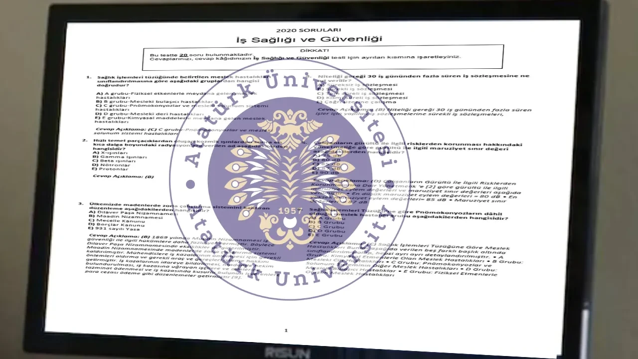 ATA AÖF soruları ve cevap anahtarı kitapçığı 2026: ATA AÖF final sınavı soru ve cevapları açıklandı mı?