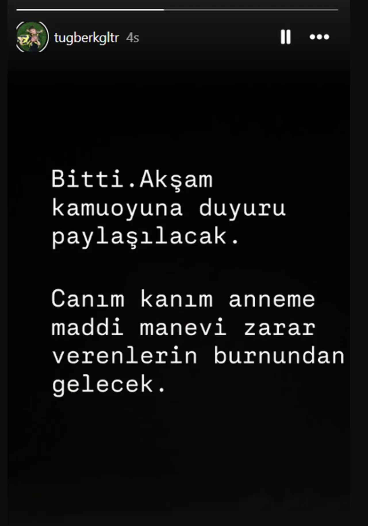 Güllü'nün oğlu Tuğberk Yağız Gülter'den yeni paylaşım: Bana atılan iftiraları not alıyorum