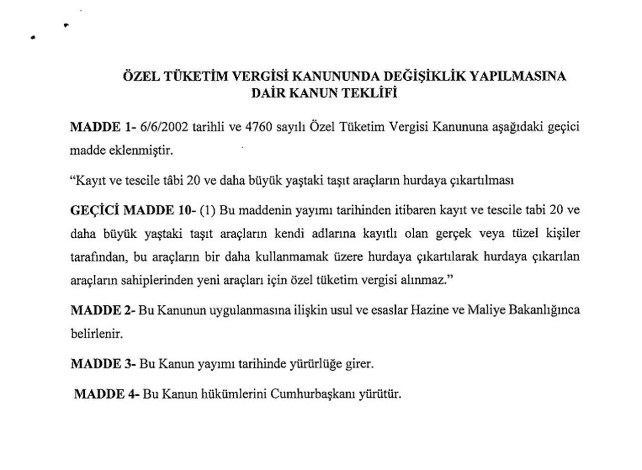 Hurda teşvikiyle ilgili yeni kanun teklifi! Hurda teşviki yasası 2026 ne zaman çıkacak, kaç yaş üstü araçları kapsayacak? 