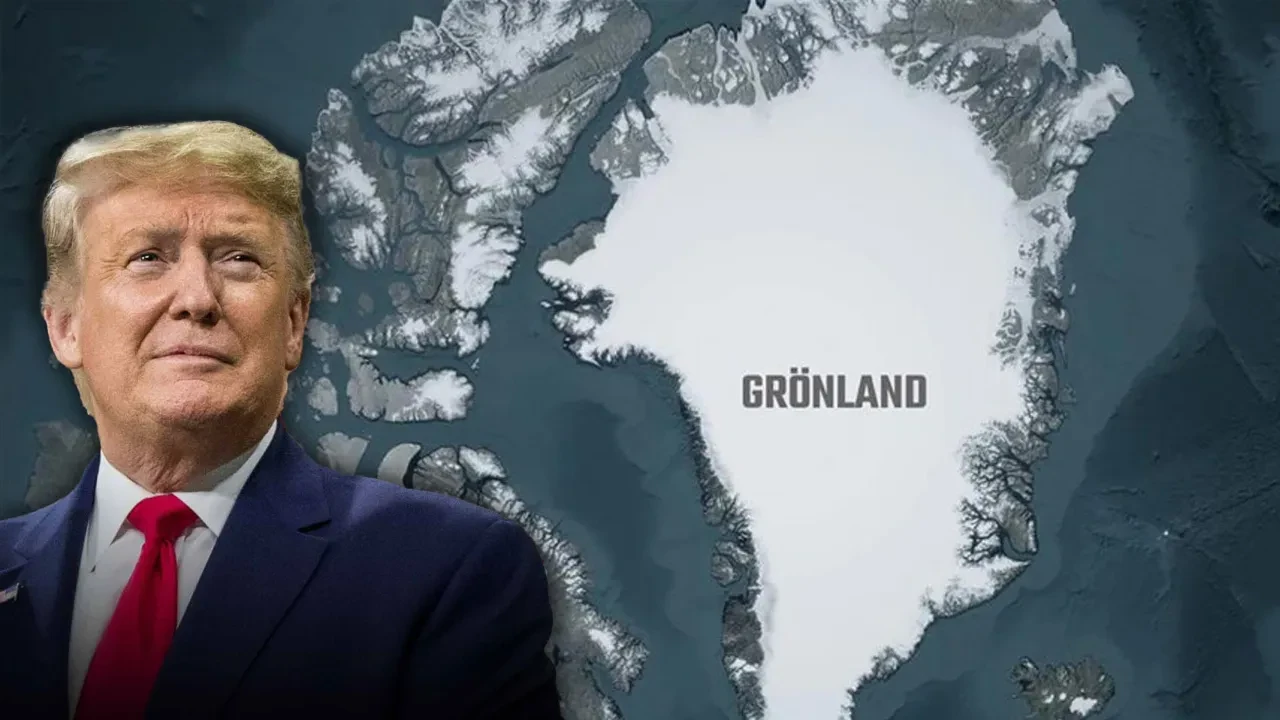 Trump'ın manzarası Grönland haritası! Beyaz Saray'dan dikkat çeken paylaşım