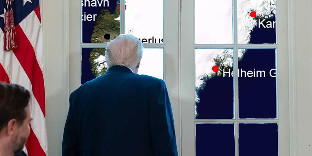 Trump'ın manzarası Grönland haritası! Beyaz Saray'dan dikkat çeken paylaşım