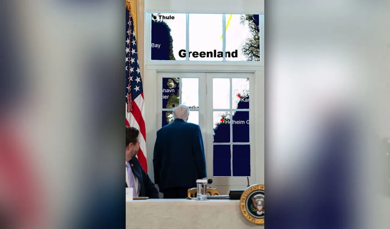 Trump'ın manzarası Grönland haritası! Beyaz Saray'dan dikkat çeken paylaşım